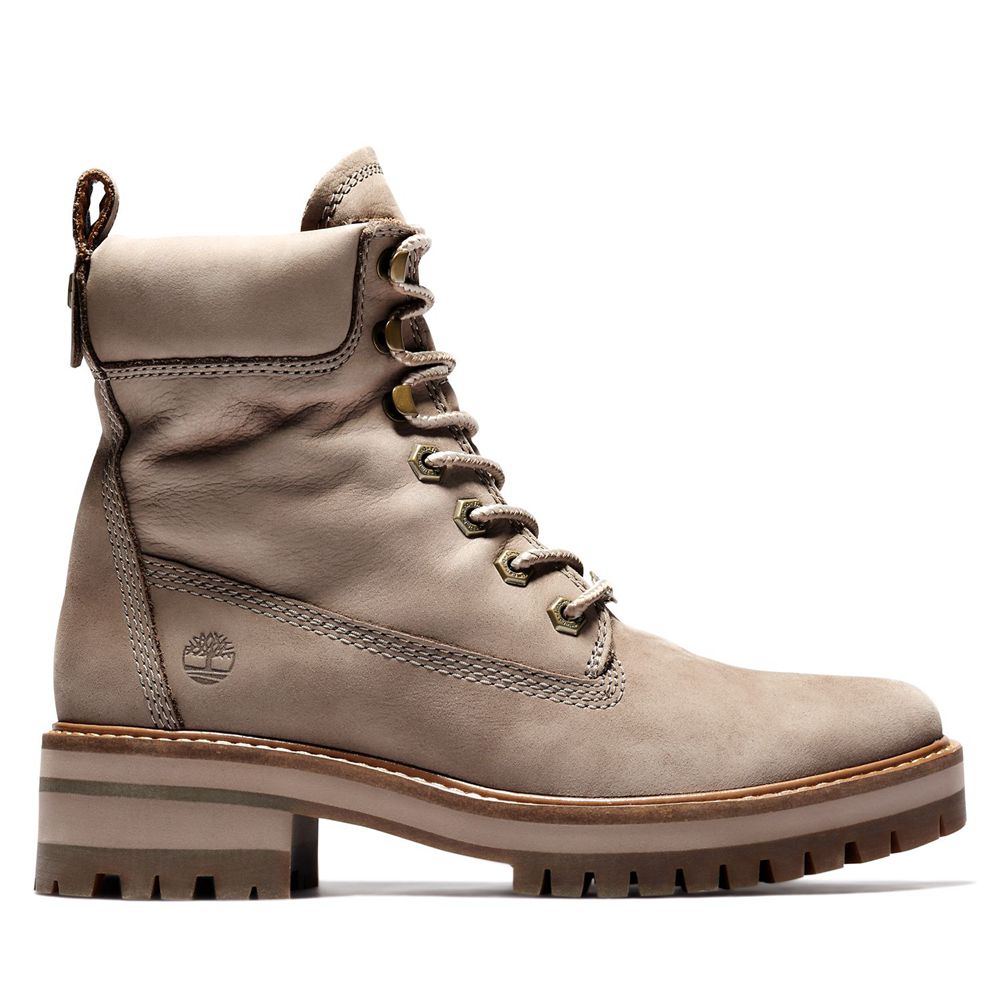 Timberland 6-Inch Μποτακια Γυναικεια Γκρι - Courmayeur Valley - Greece 6294710-YI